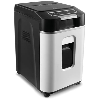 Aurora Commercial Grade 220-Sheet Auto Feed High Security Micro-Cut Paper Shredder/ 60 Minutes/Security Level P-5 - size: 220 Sheet AutoFeed MicroCut