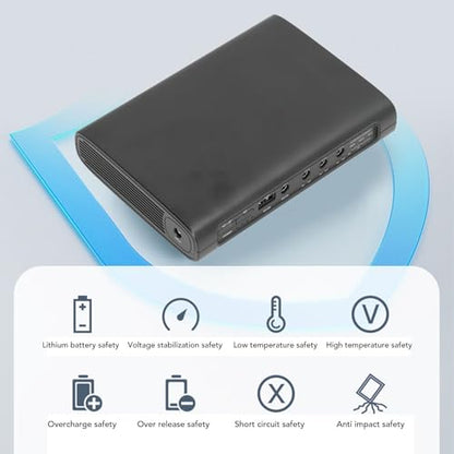 16000mAh 5V 9V 12V Uninterruptible Power Supply UPS Battery Backup for Router Modem (US Plug)