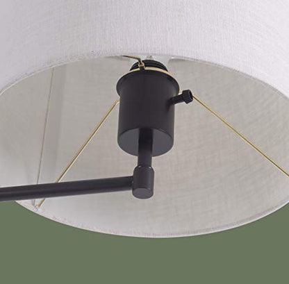 Kenroy Home Casual Wall Swing Arm Lamp ,18 Inch Height, 13 Inch Diameter, 20.5 Inch Ext with Oil Rubbed Bronze Finish