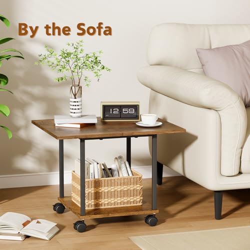 BEWISHOME 2-Tier Industrial Mobile Printer Stand