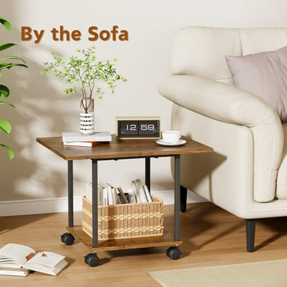 BEWISHOME 2-Tier Industrial Mobile Printer Stand