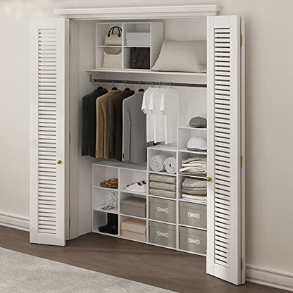 Furinno LUDER 2-Tier Book Shelf, Open Shelves Bookshelf, White | 9 x 16 x 21, Closed Back, Modern Bookcase, for Living Room, Bedroom, Home Office - color: White, size: 2-Tier, 9 x 16 x 21
