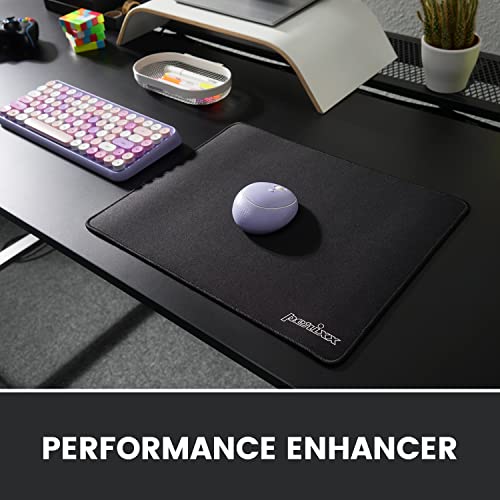 Perixx DX-1000XL Waterproof Gaming Mouse Pad with Stitched Edge - Non-Slip Rubber Base Design for Laptop or Desktop Computer - XL Size 15.75 x 12.6 x 0.12 Inches, black - size: 15.8L x 12.6W inches