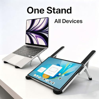 Foldable Laptop Stand, Portable Laptop Stand, Only 186g/0.4lb Laptop Riser