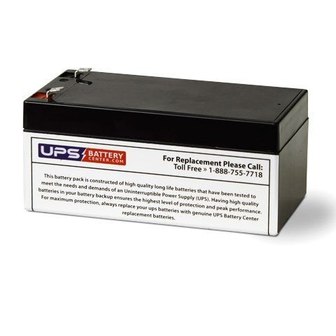 UPSBatteryCenter Compatible Battery for APC Back-UPS ES 350 BE350U (Plug & Play)