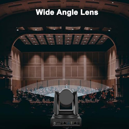 PTZ Camera 10X Optical Zoom Video with SDI Cameras, HDMI Camera Support PTZ Control and IP Live Streaming Output for Conferencing, Church - color: 10X