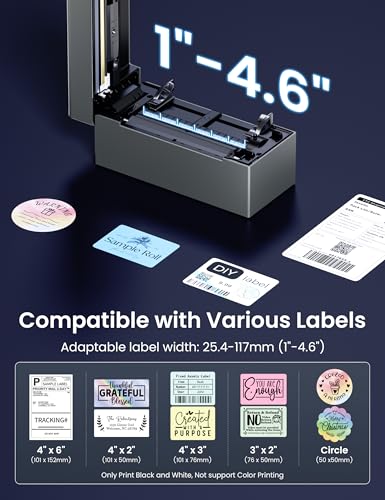 Phomemo Thermal Label Printer with Ethernet & Bluetooth Connectivity