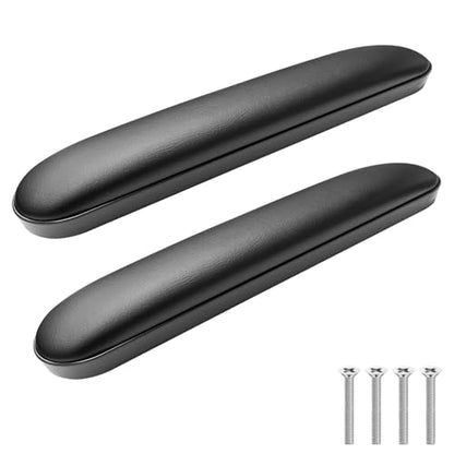 Wheelchair Armrest Pads, Premium Wheelchair Arm Pads, Wheelchair Armrest Replacement Accessories, Black (1 Pair) Compatible with All Brands(13-7/8") - size: Long