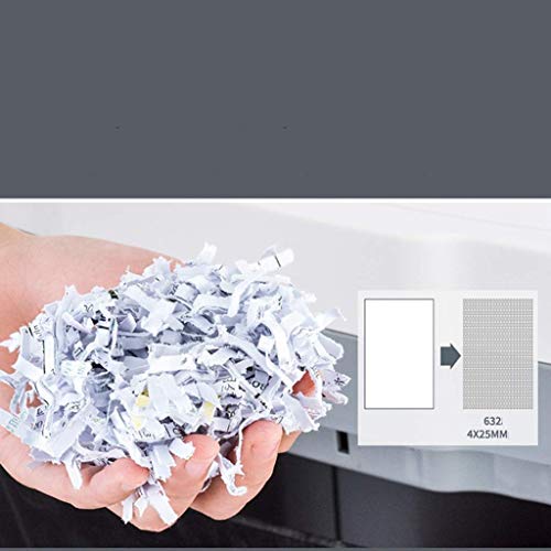 Shredder with Wheels-10-Sheet Cross-Cut Paper, CD and Credit Card Home Office with Pullout Basket