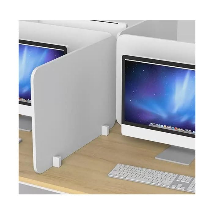Acoustic Desk Partition – Noise-Reducing Panel for Students & Home Office, 30 x 50 cm, Soundproof Divider Enhances Focus Privacy While Working - size: 30x50cm