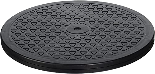 LapWorks 10 inch Heavy-Duty Swivel Base - 0.8" Profile, Supports 100lbs - 360˚ Rotating Turntable and Lazy Susan Stand for Monitors, Computers, Plants, More - size: 10-Inch