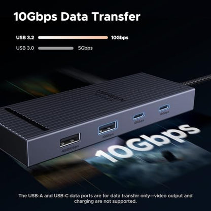 UGREEN Revodok Pro USB C Hub for Laptop 8 in 1 MacBook 4K 60Hz HDMI - size: USB C