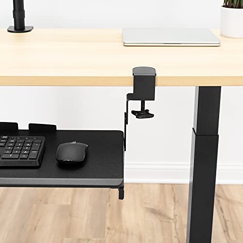 VIVO Black Height Adjustment Kit Brackets for Keyboard Trays, MOUNT-KB5SP