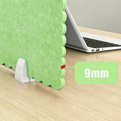 Acoustic Freestanding Desk Divider Felt Desk Partition 23.2" x 16" Table Freestanding Up Privacy Panel Visual Distraction and Noise Reducing for Office Furniture Classroom Beige Yellow - color: Beige Yellow, size: 23.2" x 16"