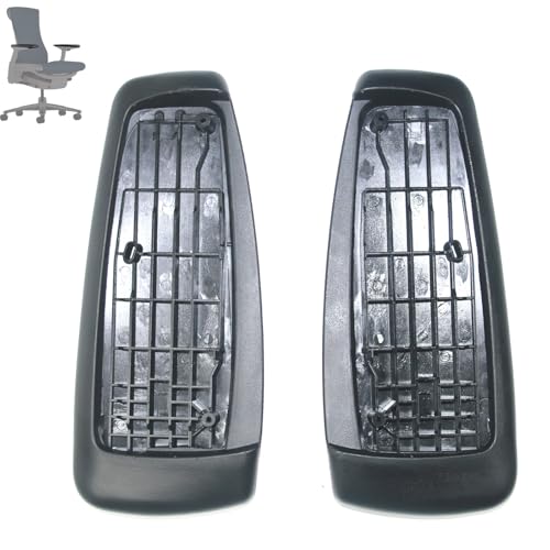 Replacement armrest Pads, Compatible with Herman Miller Embody Chair Replacement armrest Pads, Black (Pair)