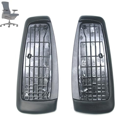 Replacement armrest Pads, Compatible with Herman Miller Embody Chair Replacement armrest Pads, Black (Pair)