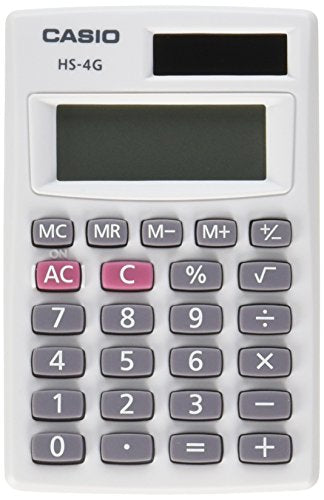 Casio HS-4G Standard Function Calculator