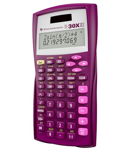 Texas Instruments TI-30XIIS Scientific Calculator, Raspberry Small - color: Raspberry