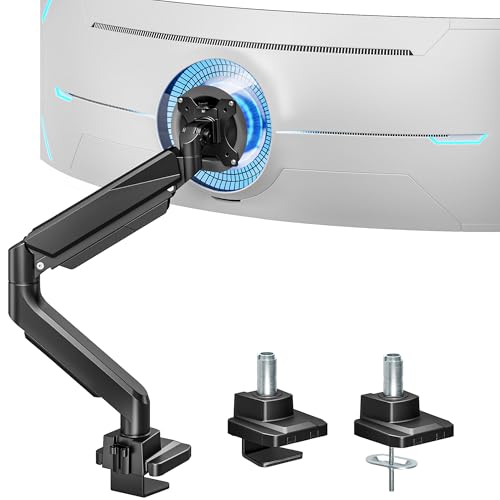 Heavy Duty Single Monitor Mount for 13"-49" Curved Screens, Black - color: Black, style: without USB