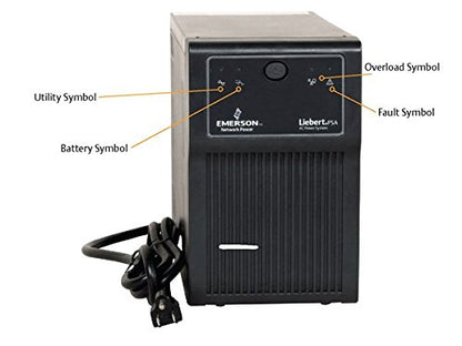 Liebert 1000VA 600W Line-Interactive UPS , Black (PSA1000) - size: 1000VA