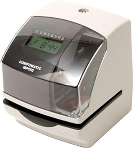 MP550 Digital Electronic Time Recorder & Document Stamp | Heavy duty & durable. Programmable print can include date, time, numbering, and text. For employee payroll, job forms, more