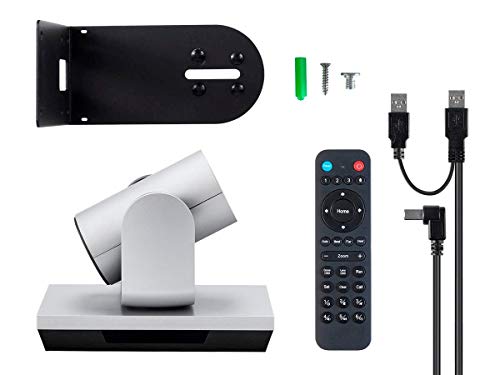 Monoprice PTZ Conference Room USB Camera - 3X Optical Zoom, Pan and Tilt with Remote, 1080p - Workstream Collection