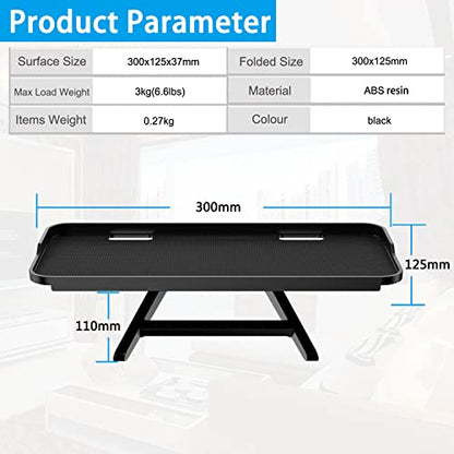 TV Top Screen Shelf Speakers Mount Adjustable Computer Monitor Shelf Storage Bracket Mount Hold Cable Media Box, Game Console, WiFi Router, Plants, Remote Controls, Cellphone Stand, DVD Shelf