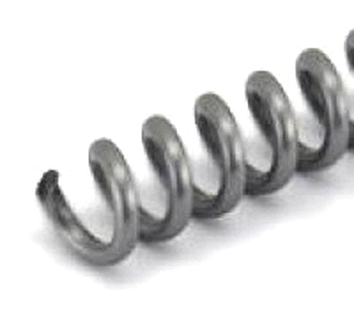 6mm (1/4 in.) Spiral Binding Coils for Reports, Presentations and Proposals | 4:1 Pitch | 12 in. Length | Silver | 30 Sheets Binding Capacity | 100 Pack - color: Silver
