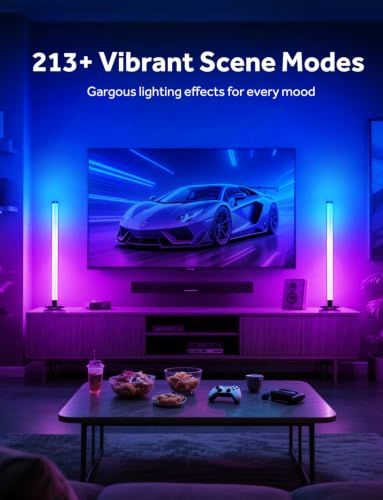 Smart LED Light Bars, Gaming Lights RGB IC Light Bar for Room, TV Backlight - size: 17.3 inch