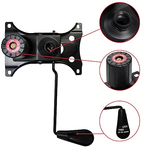MySit Heavy Duty 300 LBs Office Chair Tilt Mechanism Replacement Parts | 5.9'' x 8.6" Mounting Holes Tilt Control Mechanism(Not Standard Dimension)