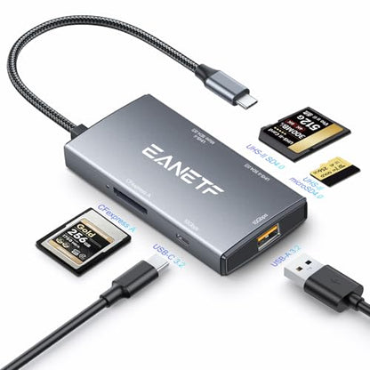 Eanetf 5-in-1 USB C Hub 10Gbps CFexpress Type C for 8K RAW