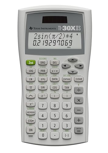 Texas Instruments TI-30XIIS Scientific Calculator, White - color: White