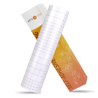 HTVRONT Clear Self-Adhesive Laminating Vinyl Roll 12x50 FT - size: 50ft