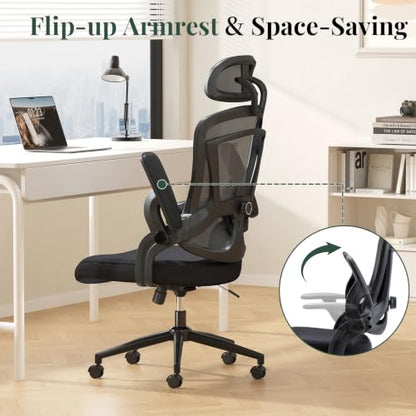 Ergonomic Home Office Chair, Computer Desk Chair, Mesh