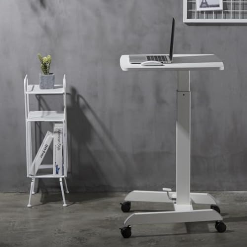 Desky Zero Pedestal Stand Up Desk Black - color: Black