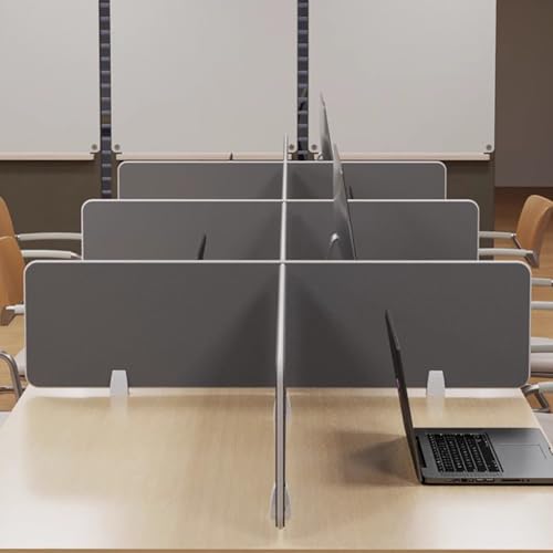 Freestanding Desk Privacy Panels, Workspace Partition Privacy Screens, Standing Desk Dividers, Privacy Guard Office Partitions, Reduce Visual Distractions,L60cm