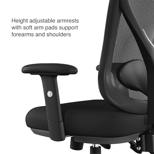 Staples Ergonomic Mesh Task Chair, Lumbar Support, Black, 2-Pack - style: 2 Pack