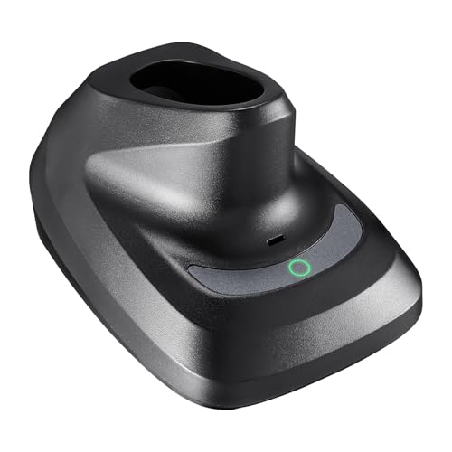 Adesso NuScan 3000 Wireless 2D Barcode Scanner, 3-Mode | Bluetooth/2.4GHz/USB, Handheld CMOS, with Charging Cradle, 12-inch Scan Depth, Made in Taiwan