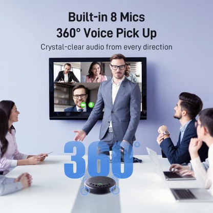 EMEET Luna Plus Bluetooth USB Speakerphone + C980 Webcam