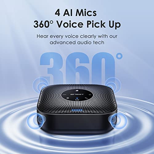EMEET M0 Plus Conference Speaker and Microphone, 4 Mics 360° Voice Pickup - size: Advanced M0 PLUS for 8 People