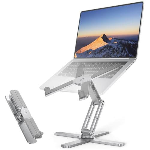 TECKNET Laptop Stand,360°Rotating Base,Adjustable Ergonomic Design