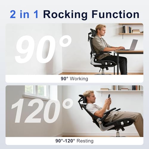 marrap Ergonomic Office Chair, Adjustable Lumbar Support