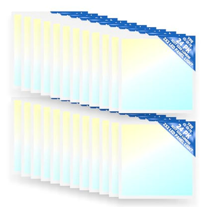 24Pack 2x2 LED Panel Light 5CCT Selectable Drop Ceiling Light Fixture - size: 24Pack, style: 2x2
