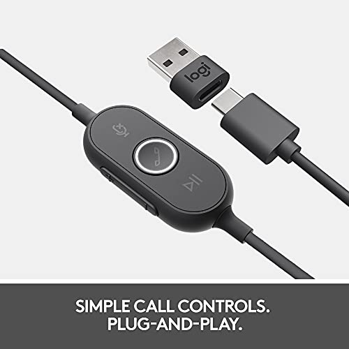 Logitech Zone Wired Noise Cancelling Headset - Teams - style: Teams