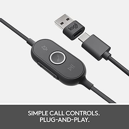 Logitech Zone Wired Noise Cancelling Headset - Teams - style: Teams