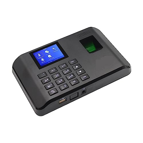 Time Clocks Fingerprint Time Attendance Biometric Attendance Machine ;Keypad Electric Recorder Data Time Clock in for Employees,