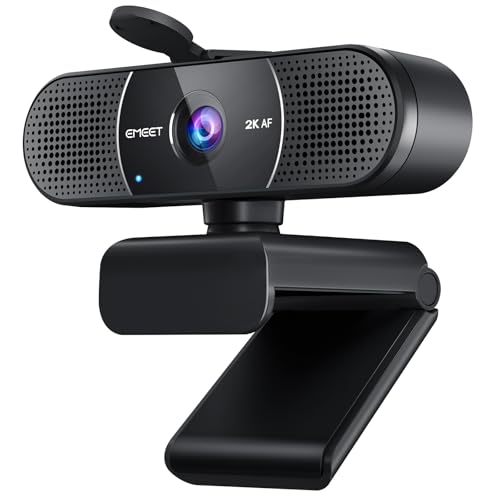 EMEET C960 2K Webcam with Microphone, PDAF, 2 Omnidirectional Mics - style: 2K
