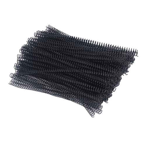 100 Pack Plastic Spiral Binding Coils, 4:1 Pitch 48 Loops for Letter/A4 Size, 360-Degree Rotation for Office School Projects, Suitable for Coworkers (Black, 1 Inch (215 Sheet Capacity)) - color: Black, size: 1 Inch ( 220 sheet capacity)
