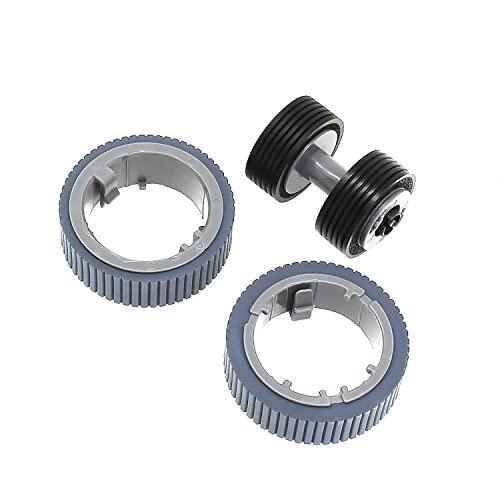 S-Union Replacement Scanner Brake and Pick Roller Set Compatible with Fujitsu Fi-7160 Fi-7180 Fi-7260 Fi-7280 Part NO: PA03670-0001 PA03670-0002 Model: FI-C728PR FI-C728BR