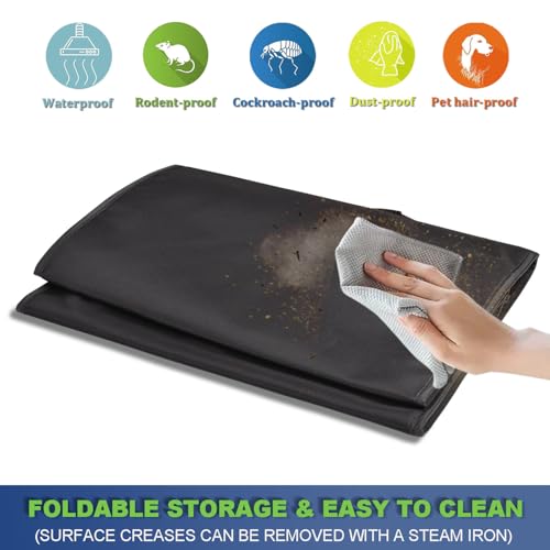 Printer Cover for Brother Work Smart MFC-J1360DW Printer(Black) | Cover for Brother MFC-J1360DW/MFC-J1010DW Printer, Heavy Duty Waterproof Dustproof Anti-static Printer Protective Cover Case - color: Black